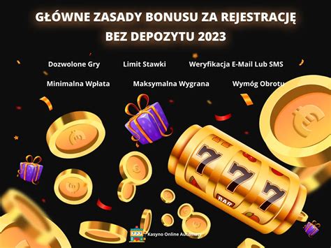 Kasyno z bonusem na start bez depozytu za rejestracje.